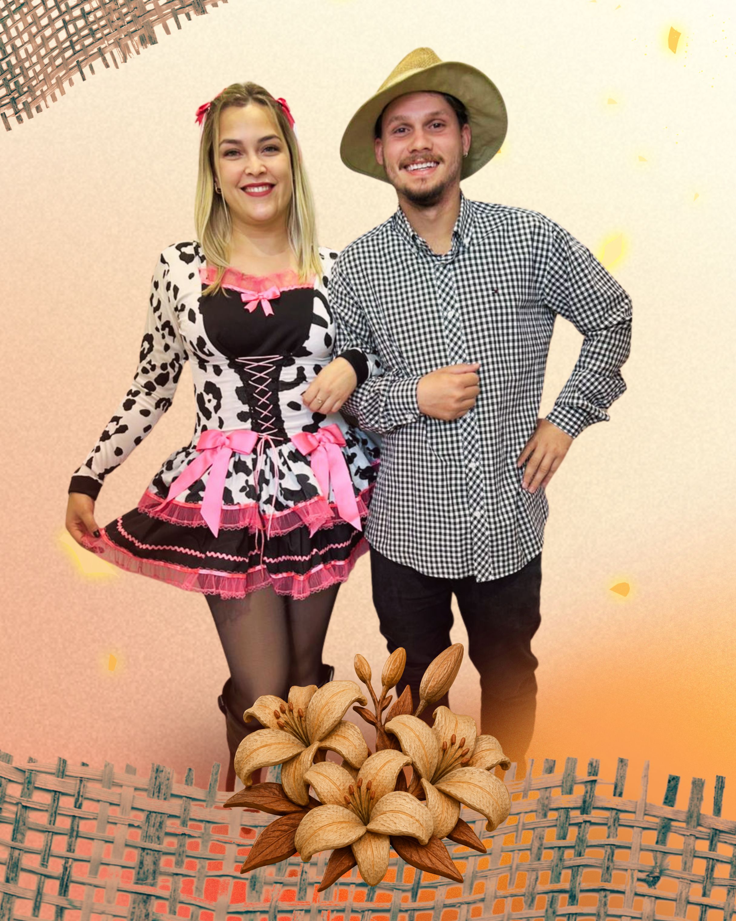 Rian Knapp e Paula Stefani Lourenço 